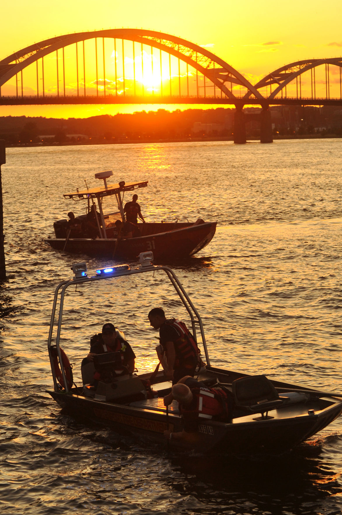 River search and rescue at Schiebert Park in Rock Island